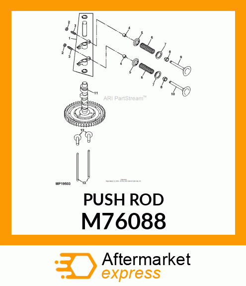 ROD, PUSH M76088