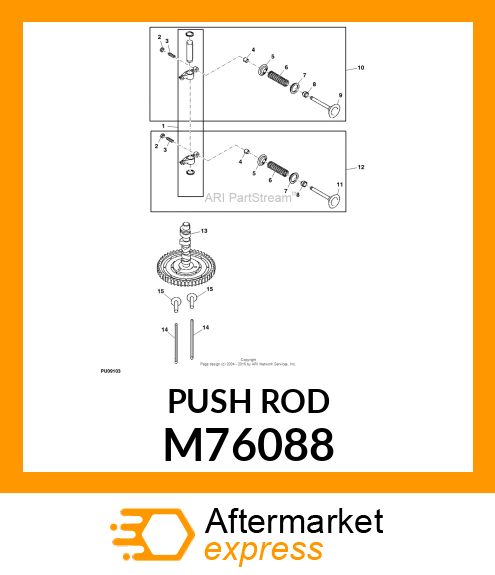 ROD, PUSH M76088