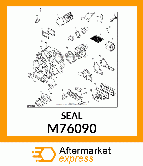 SEAL, OIL M76090