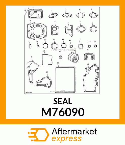 SEAL, OIL M76090