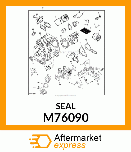 SEAL, OIL M76090