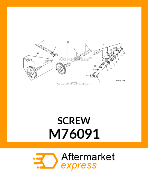 SCREW M76091