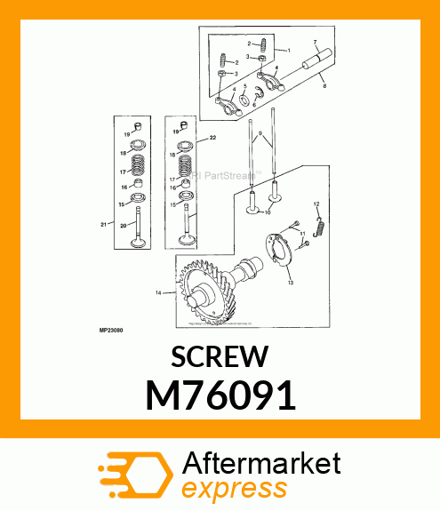 SCREW M76091