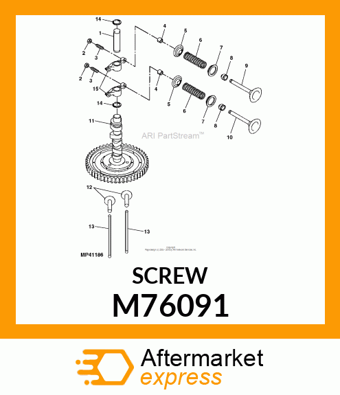 SCREW M76091