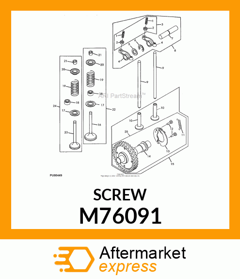 SCREW M76091