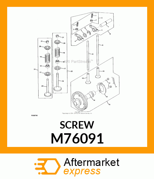 SCREW M76091