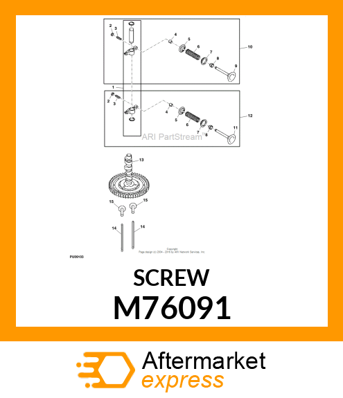 SCREW M76091