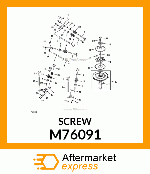 SCREW M76091