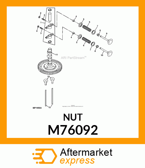 NUT M76092