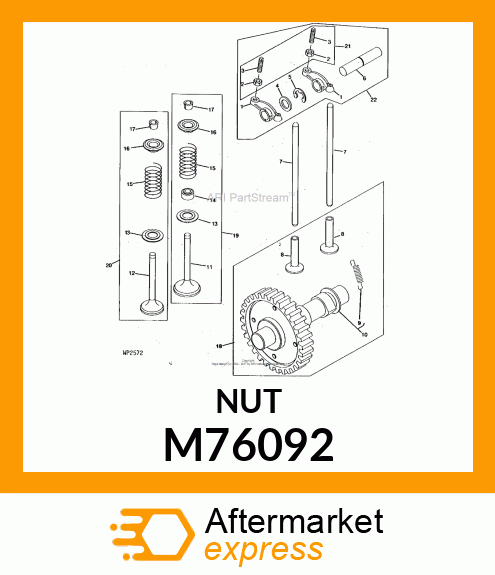 NUT M76092