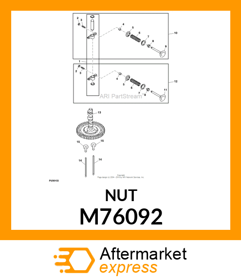 NUT M76092