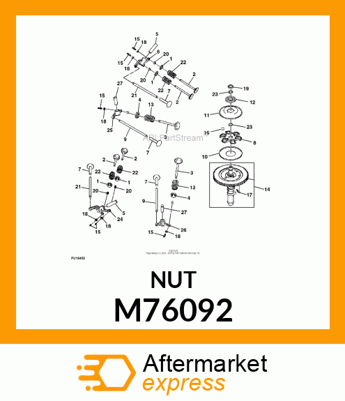 NUT M76092