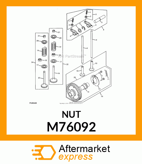 NUT M76092