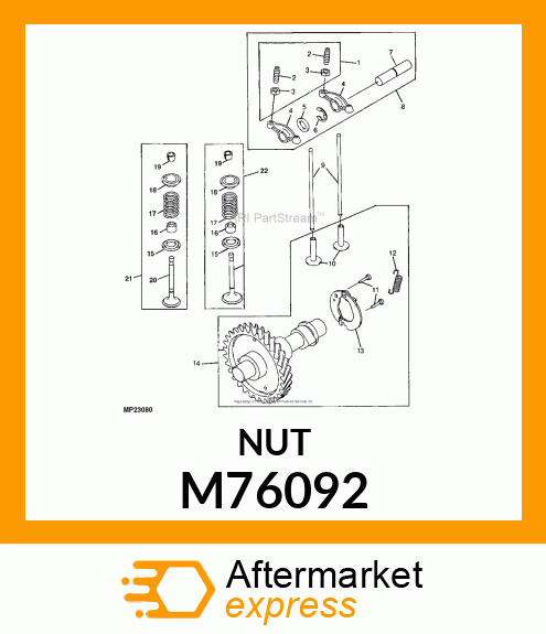 NUT M76092