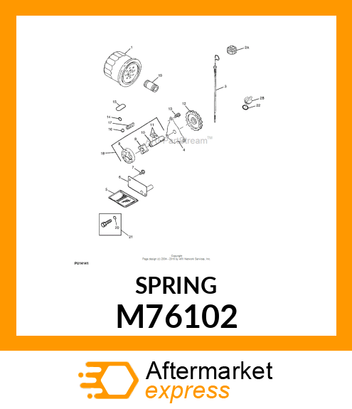 SPRING M76102