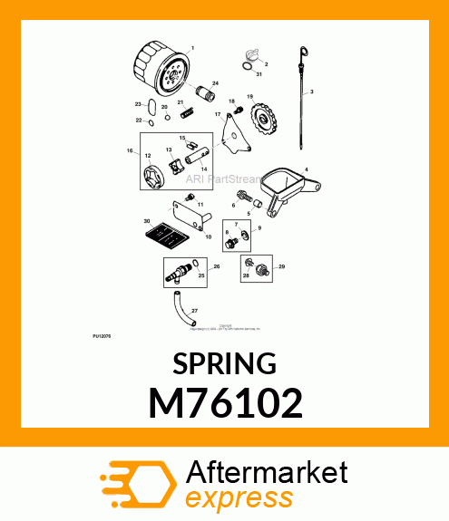 SPRING M76102