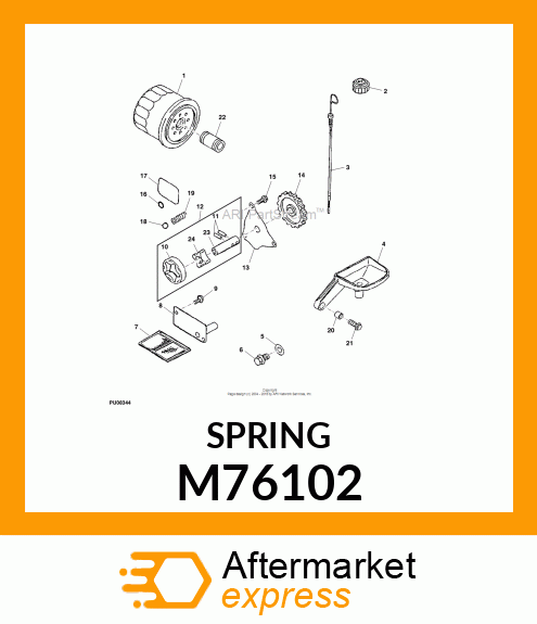 SPRING M76102