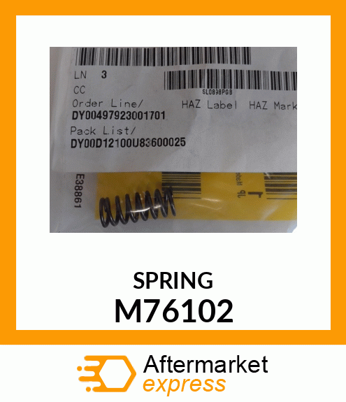 SPRING M76102