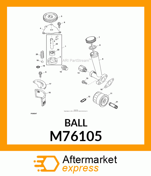 BALL, STEEL M76105