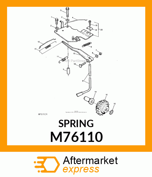 SPRING M76110