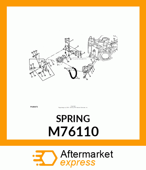 SPRING M76110