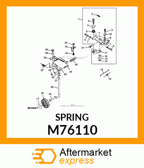 SPRING M76110