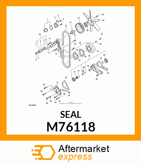 SEAL, OIL M76118