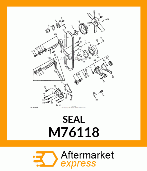 SEAL, OIL M76118