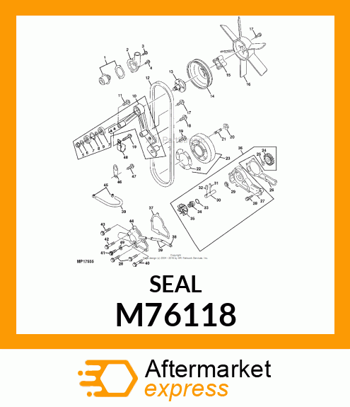 SEAL, OIL M76118