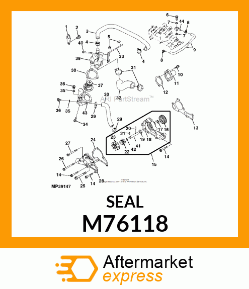 SEAL, OIL M76118