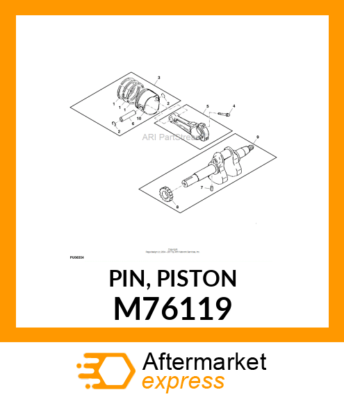 PIN, PISTON M76119