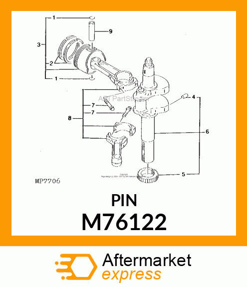 PIN, DOWEL M76122