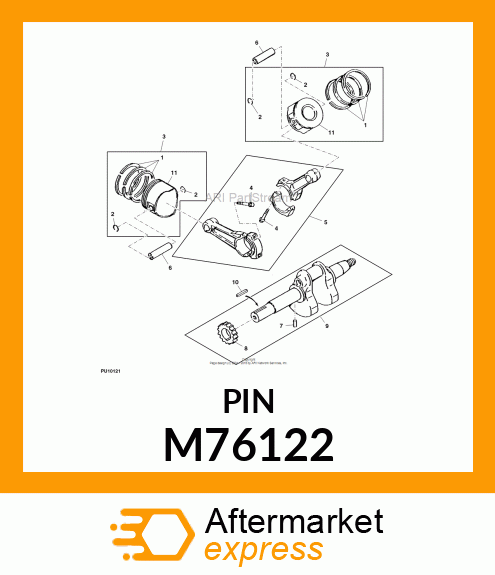 PIN, DOWEL M76122