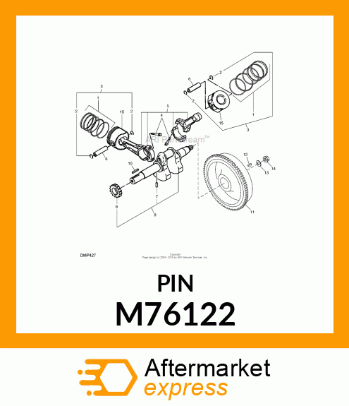 PIN, DOWEL M76122