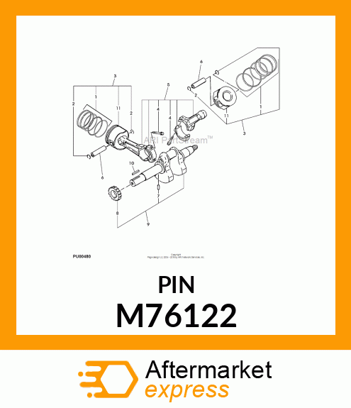 PIN, DOWEL M76122