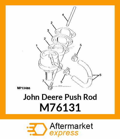 ROD, PUSH M76131