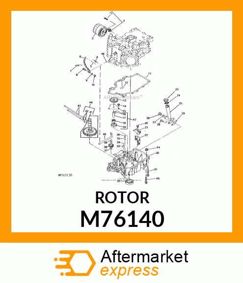 ROTOR, PUMP M76140