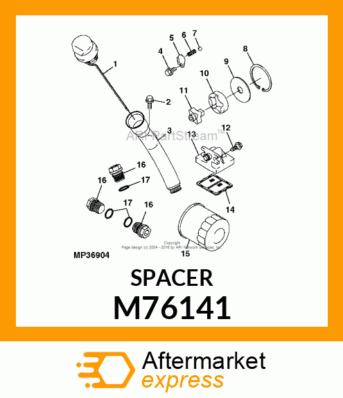 ROTOR, PUMP M76141