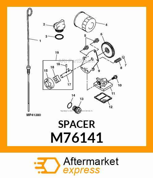 ROTOR, PUMP M76141