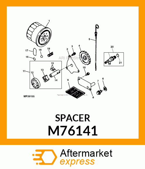 ROTOR, PUMP M76141