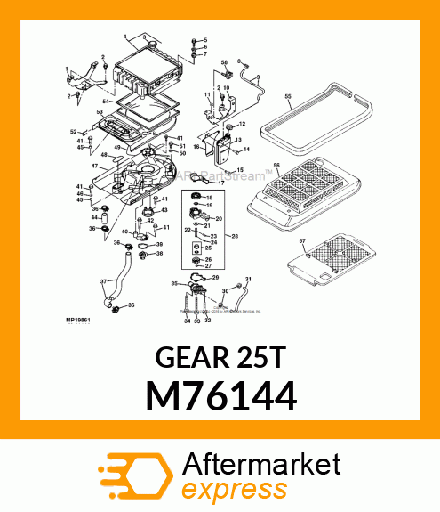 GEAR, SPUR M76144