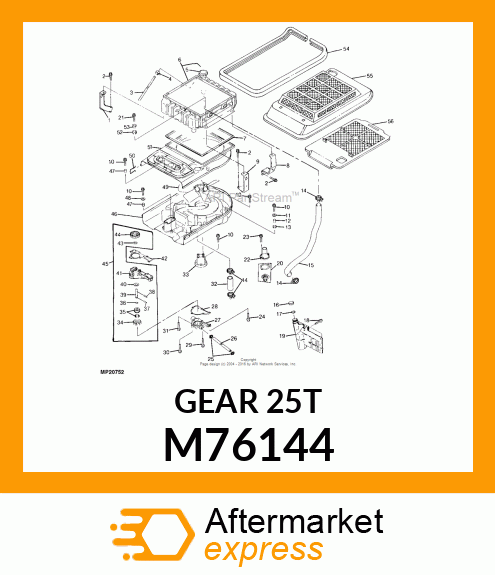 GEAR, SPUR M76144