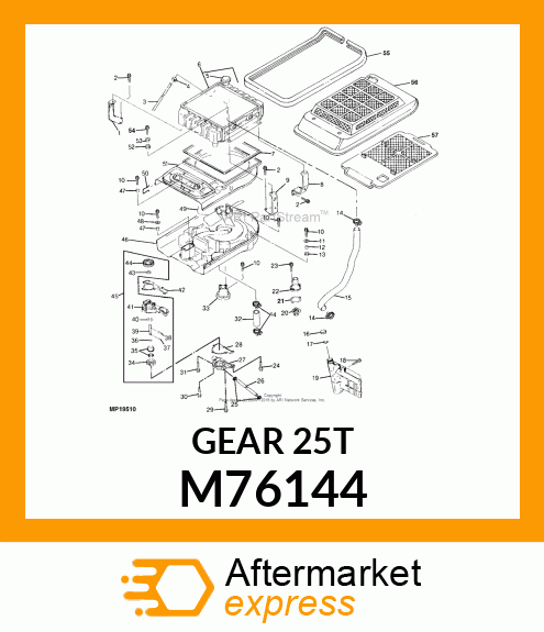 GEAR, SPUR M76144