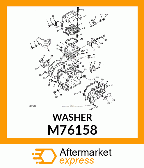 GASKET, ID 16 X OD 24 X T 1.0 M76158