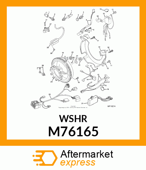 WASHER M76165