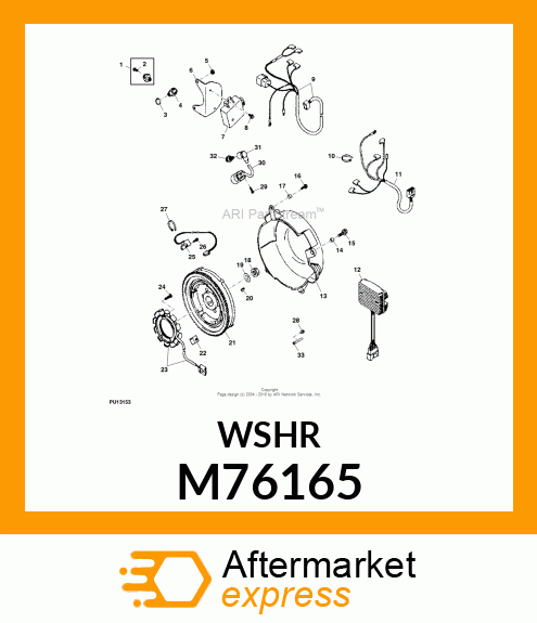 WASHER M76165