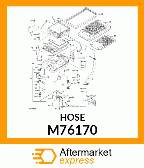 HOSE, COOLING M76170