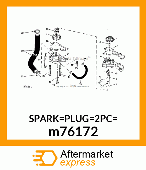 WORM GEAR CLAMP(TYPE"F") m76172