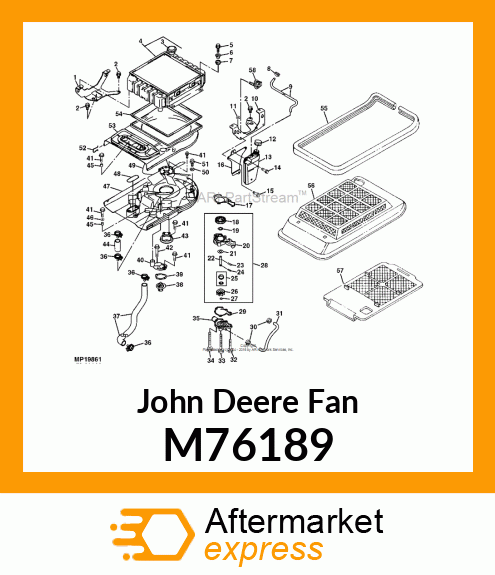 FAN, COOLING M76189