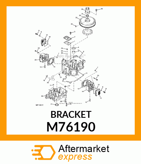 BRACKET M76190